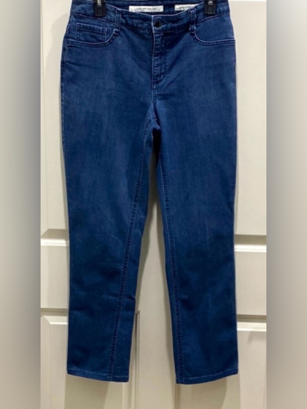 Jones New York Jeans Lexington Straight Vintage SZ 8 Y2K Indie Denim Blue Jeans